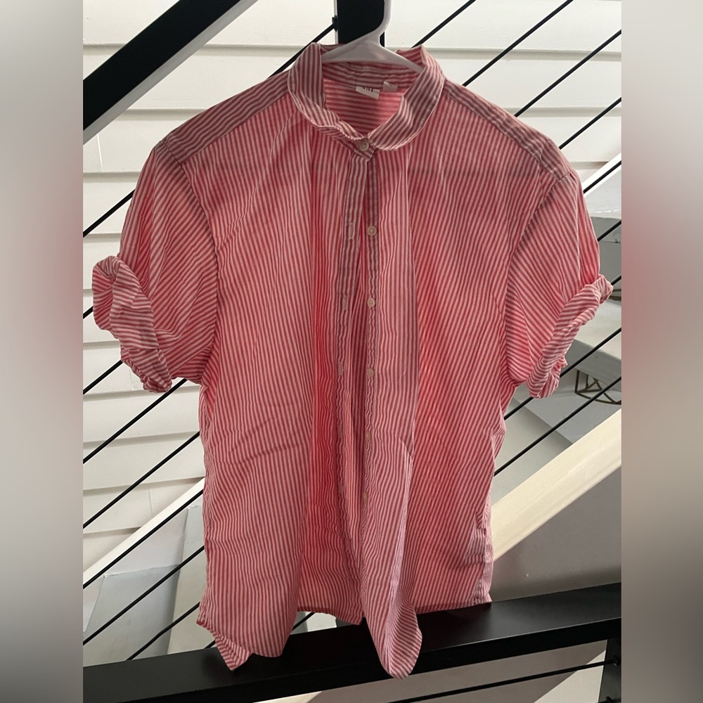 Pinstripe Shortsleeve button up